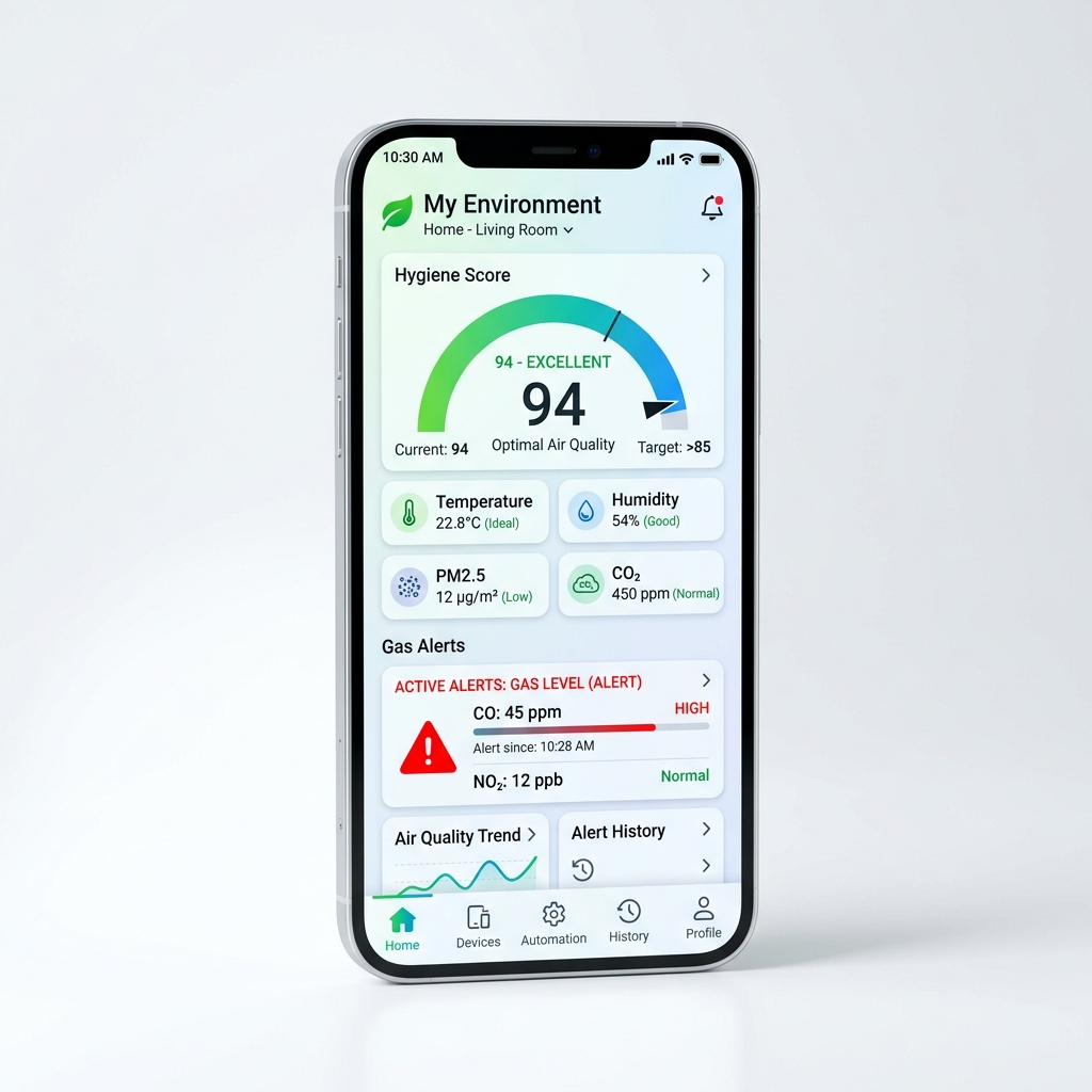THMS Mobile App Mockup